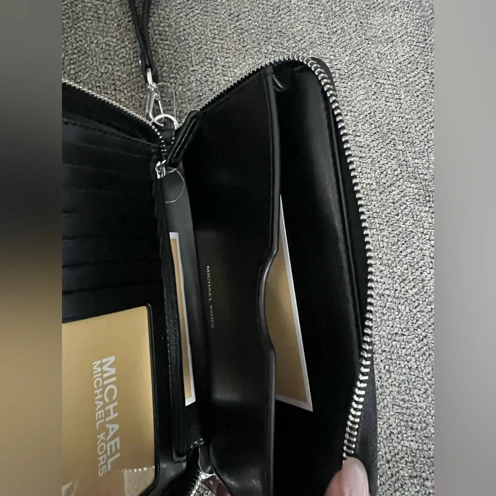 Michael Kors Black Monogram Wristlet - Picture 5 of 5